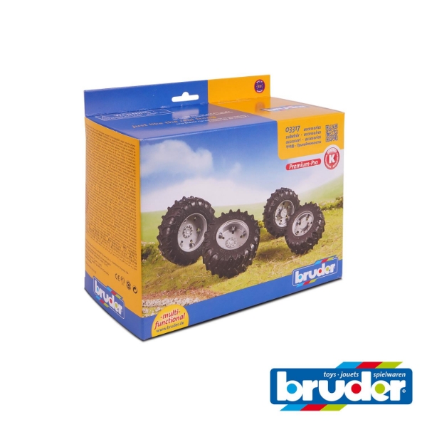 Picture of Model Twin Tyres with silver rims