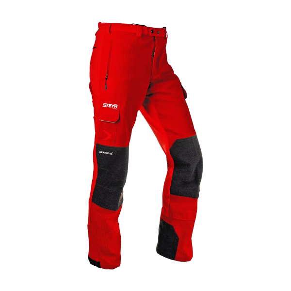 Picture of Outdoor trousers (men), red-black